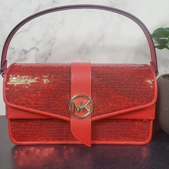 MICHAEL Michael Kors Greenwich Sequin Bag - Picture 5 of 13